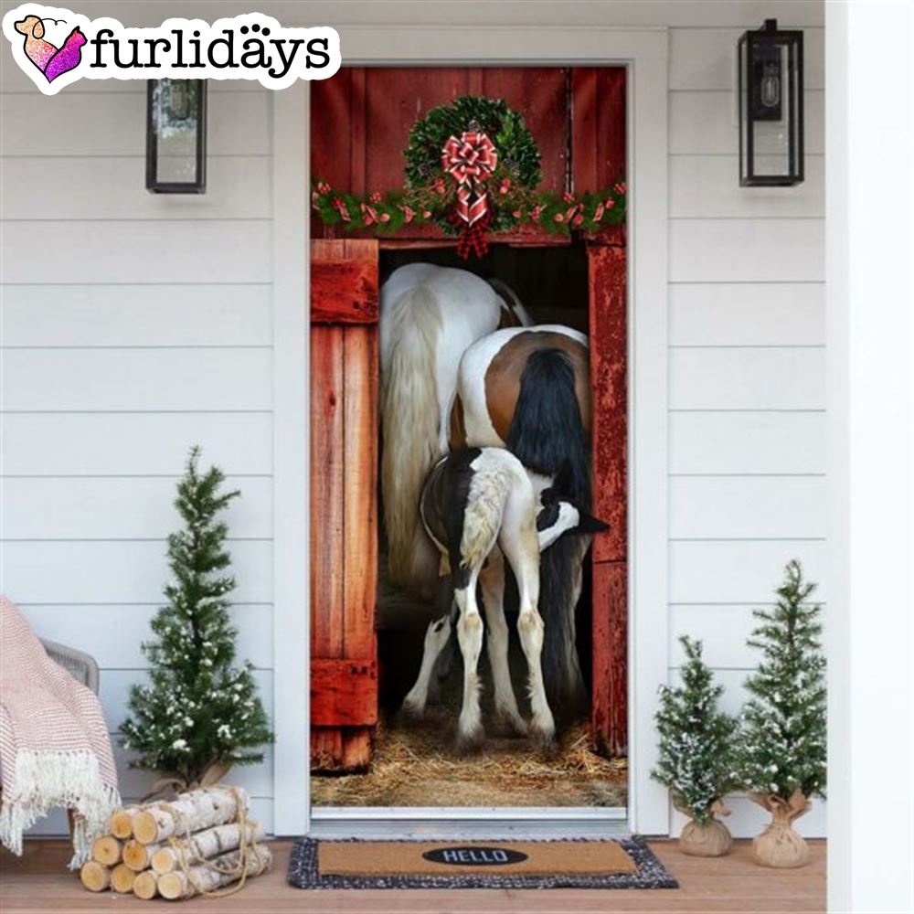 Funny Family Horse Door Cover Unique Gifts Doorcover Christmas Gift For Friends 7 Funny Family Horse Door Cover Unique Gifts Doorcover Christmas Gift For Friends 7