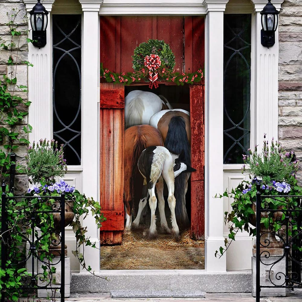 Funny Family Horse Door Cover Unique Gifts Doorcover Housewarming Gifts 3 Funny Family Horse Door Cover Unique Gifts Doorcover Housewarming Gifts 3
