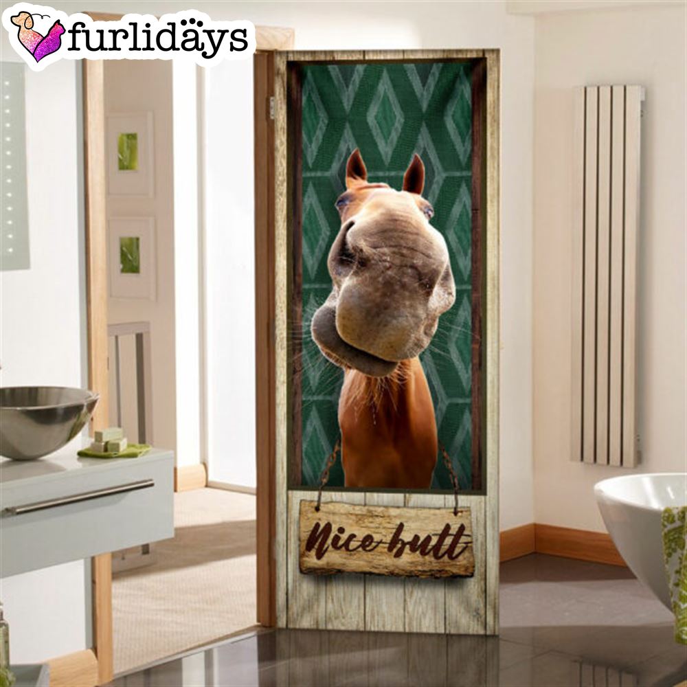 Funny Horse Restroom Door Cover Unique Gifts Doorcover Holiday Decor 5 Funny Horse Restroom Door Cover Unique Gifts Doorcover Holiday Decor 5