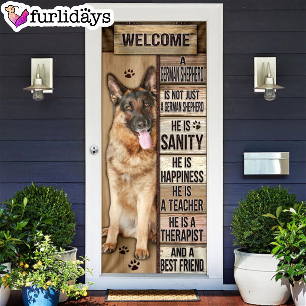 German Shepherd Door Cover Xmas Outdoor Decoration Gifts For Dog Lovers Housewarming Gifts 6 German Shepherd Door Cover Xmas Outdoor Decoration Gifts For Dog Lovers Housewarming Gifts 6