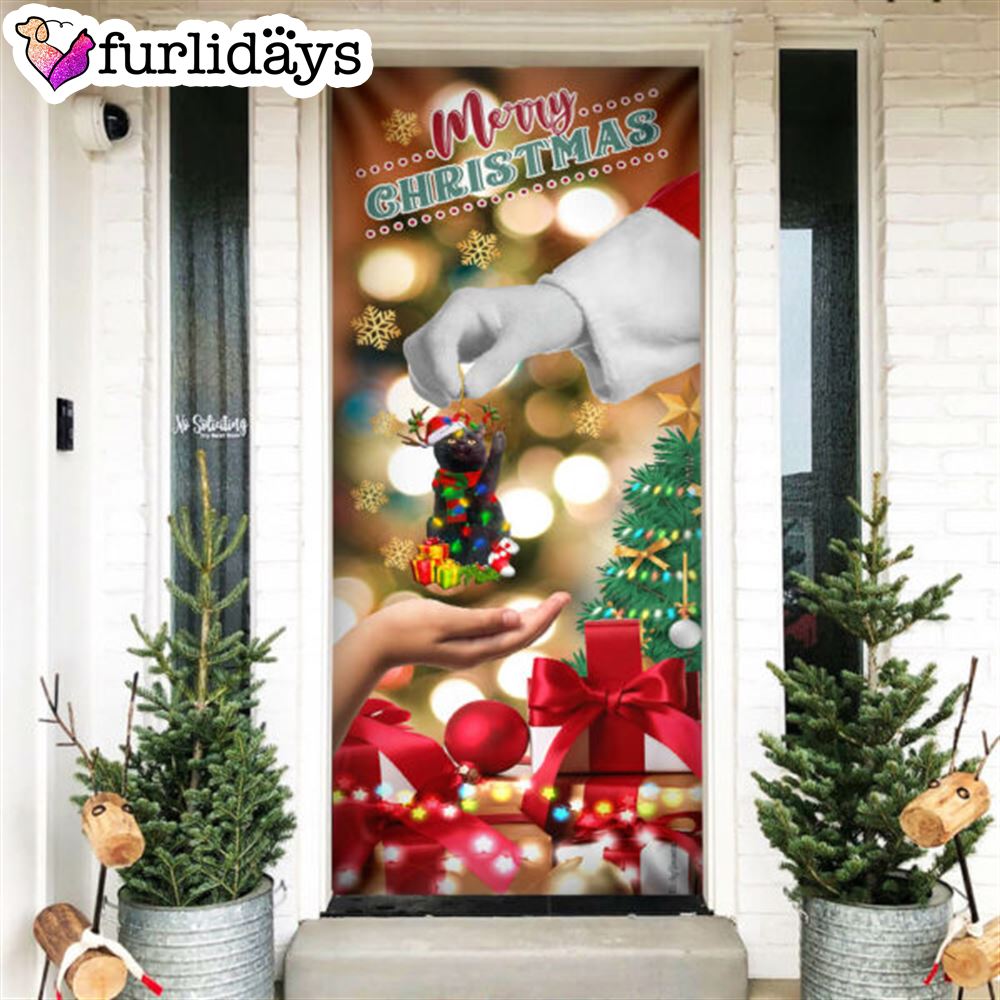 Give Black Cat Dog Door Cover Christmas Door Cover 7 Give Black Cat Dog Door Cover Christmas Door Cover 7