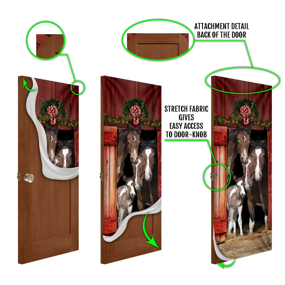 Happy Family Horse Door Cover Unique Gifts Doorcover Housewarming Gifts 6 Happy Family Horse Door Cover Unique Gifts Doorcover Housewarming Gifts 6