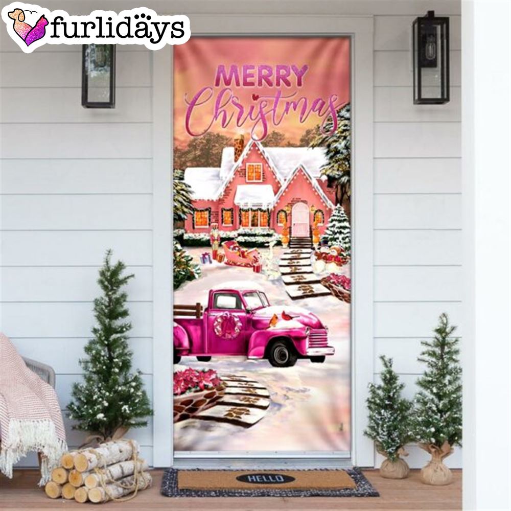 Happy Pink Christmas Door Cover Door Christmas Cover Christmas Outdoor Decoration Unique Gifts Doorcover 6 Happy Pink Christmas Door Cover Door Christmas Cover Christmas Outdoor Decoration Unique Gifts Doorcover 6
