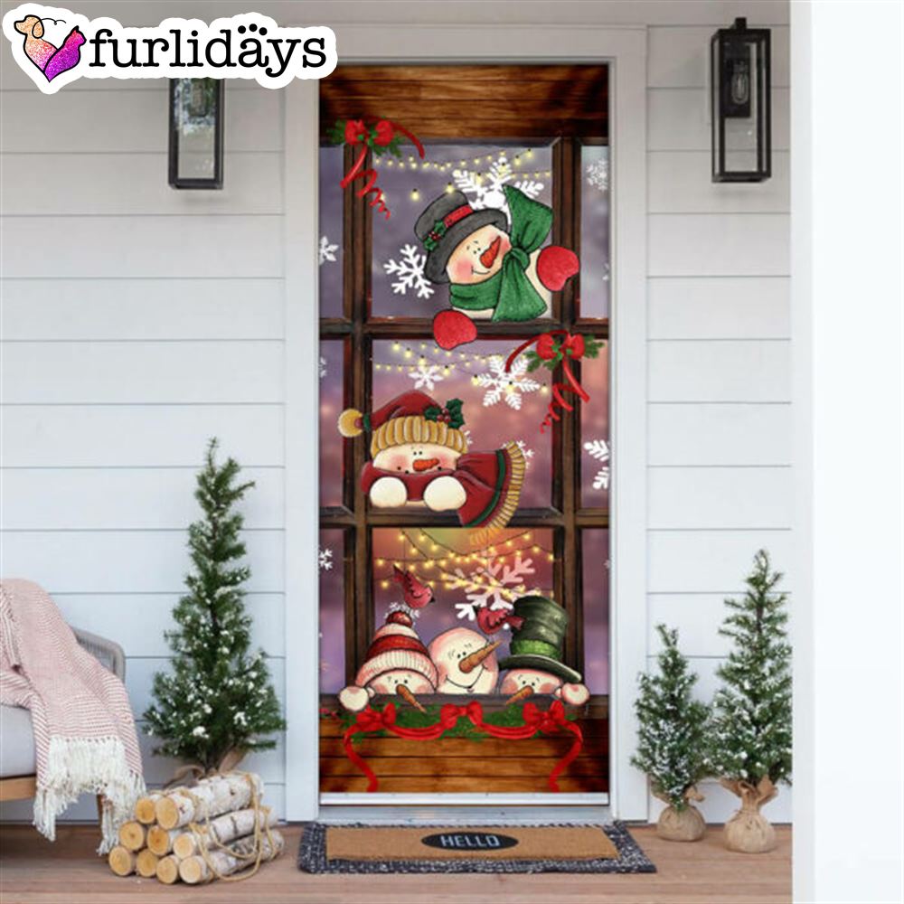 Happy Three Snowmen Door Cover Door Christmas Cover Christmas Outdoor Decoration Unique Gifts Doorcover 6 Happy Three Snowmen Door Cover Door Christmas Cover Christmas Outdoor Decoration Unique Gifts Doorcover 6