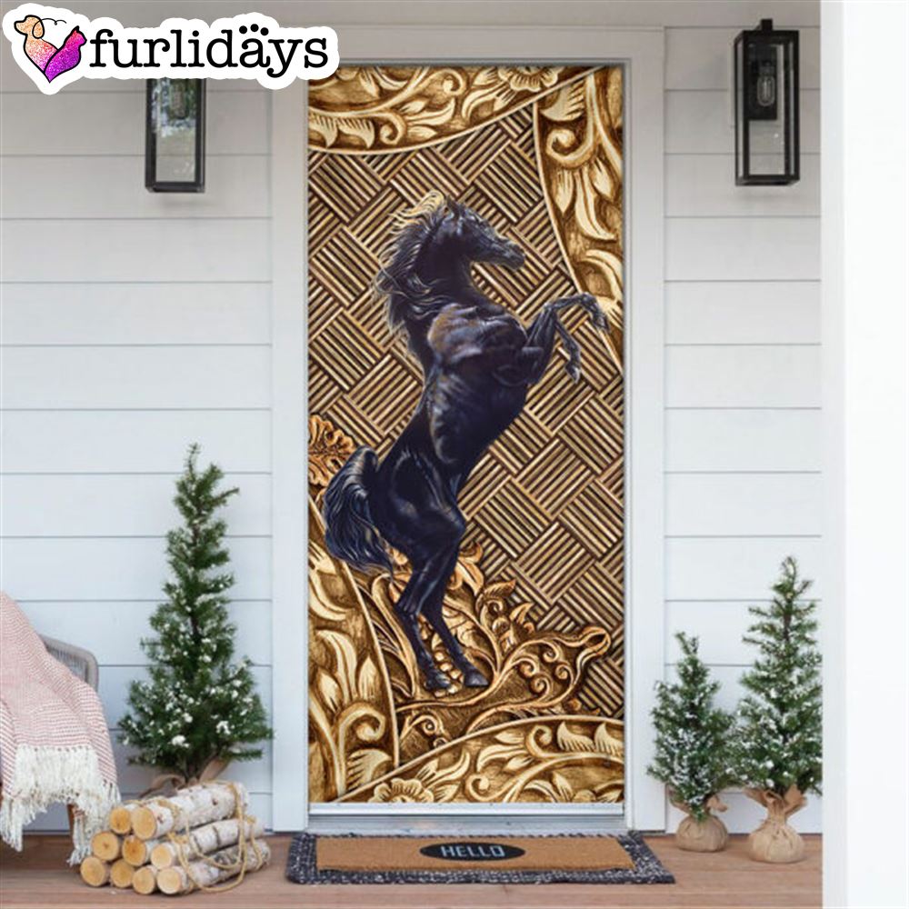 Horse Door Cover Unique Gifts Doorcover Christmas Gift For Friends 6 Horse Door Cover Unique Gifts Doorcover Christmas Gift For Friends 6