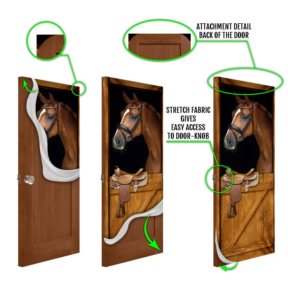 Horse In Stable Door Cover Unique Gifts Doorcover Christmas Gift For Friends 5 Horse In Stable Door Cover Unique Gifts Doorcover Christmas Gift For Friends 5