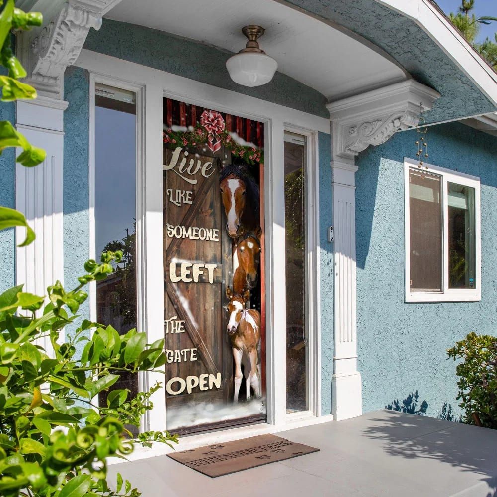 Horse Life Door Cover Unique Gifts Doorcover Christmas Gift For Friends 5 Horse Life Door Cover Unique Gifts Doorcover Christmas Gift For Friends 5