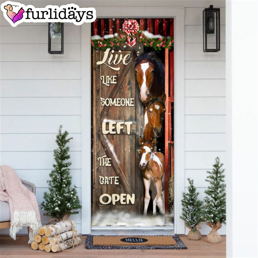 Horse Life Door Cover Unique Gifts Doorcover Christmas Gift For Friends 6 Horse Life Door Cover Unique Gifts Doorcover Christmas Gift For Friends 6