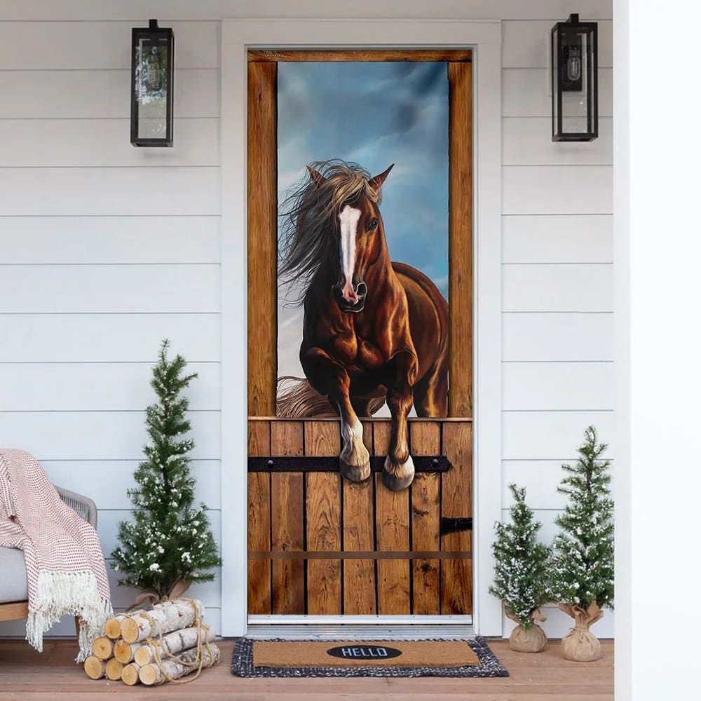 Horse Stall Door Cover Unique Gifts Doorcover Housewarming Gifts 1 Horse Stall Door Cover Unique Gifts Doorcover Housewarming Gifts 1