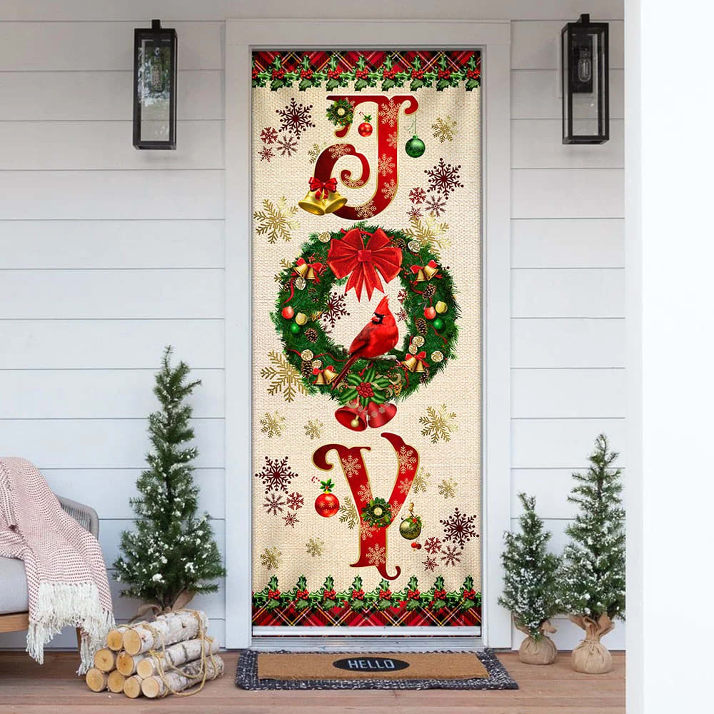 Joy To The World Cardinal Christmas Door Cover Cardinal Christmas Decor Unique Gifts Doorcover 1 Joy To The World Cardinal Christmas Door Cover Cardinal Christmas Decor Unique Gifts Doorcover 1