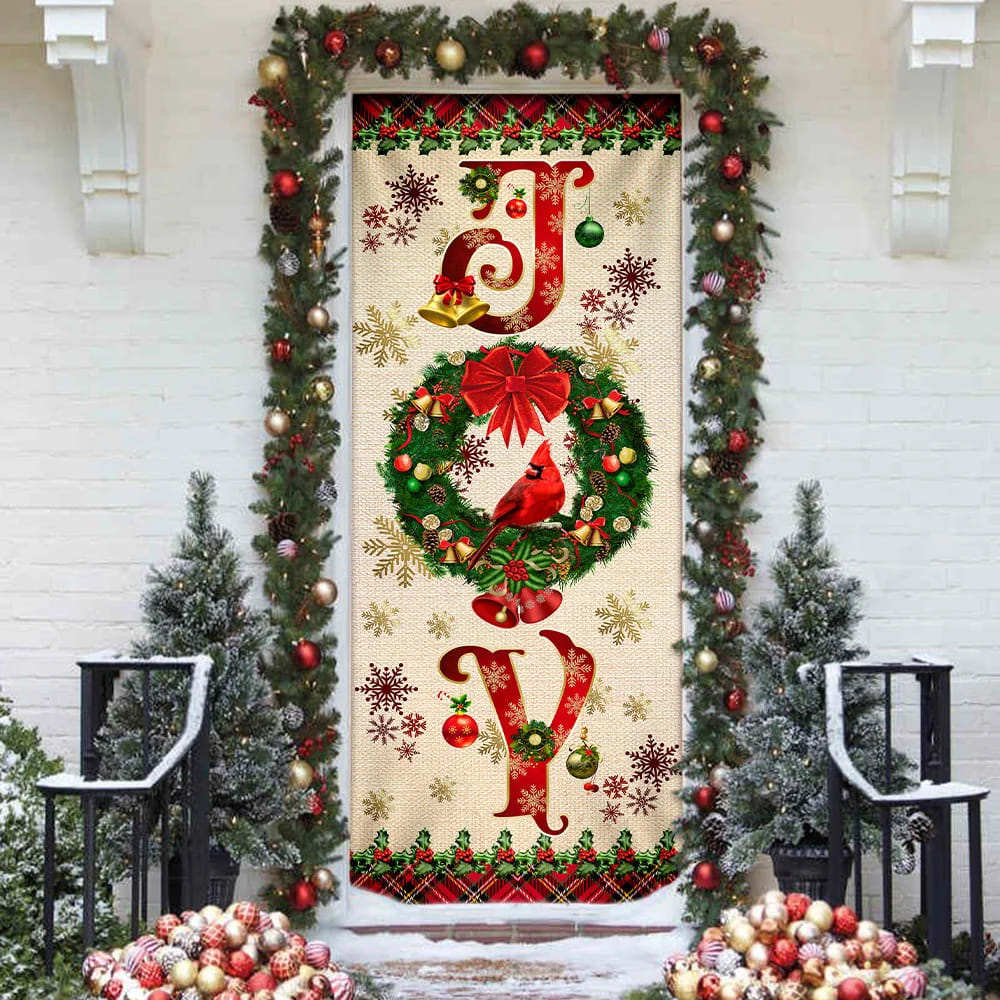Joy To The World Cardinal Christmas Door Cover Cardinal Christmas Decor Unique Gifts Doorcover 2 Joy To The World Cardinal Christmas Door Cover Cardinal Christmas Decor Unique Gifts Doorcover 2