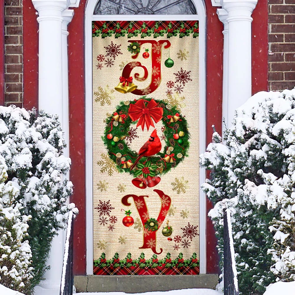 Joy To The World Cardinal Christmas Door Cover Cardinal Christmas Decor Unique Gifts Doorcover 4 Joy To The World Cardinal Christmas Door Cover Cardinal Christmas Decor Unique Gifts Doorcover 4