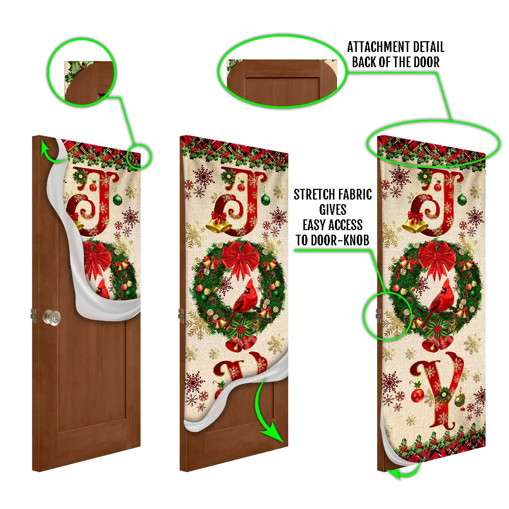 Joy To The World Cardinal Christmas Door Cover Cardinal Christmas Decor Unique Gifts Doorcover 6 Joy To The World Cardinal Christmas Door Cover Cardinal Christmas Decor Unique Gifts Doorcover 6