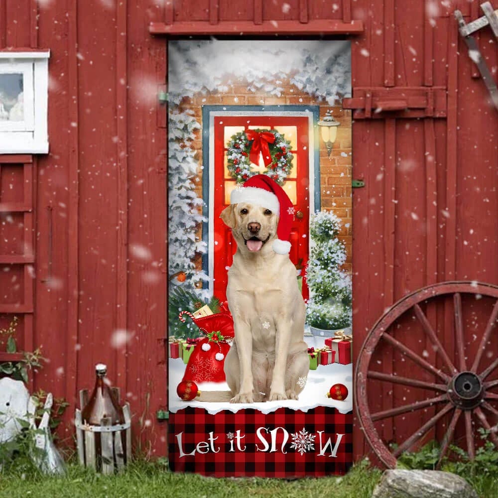 Labrador Retriever Let It Snow Christmas Door Cover Xmas Outdoor Decoration Gifts For Dog Lovers 4 Labrador Retriever Let It Snow Christmas Door Cover Xmas Outdoor Decoration Gifts For Dog Lovers 4