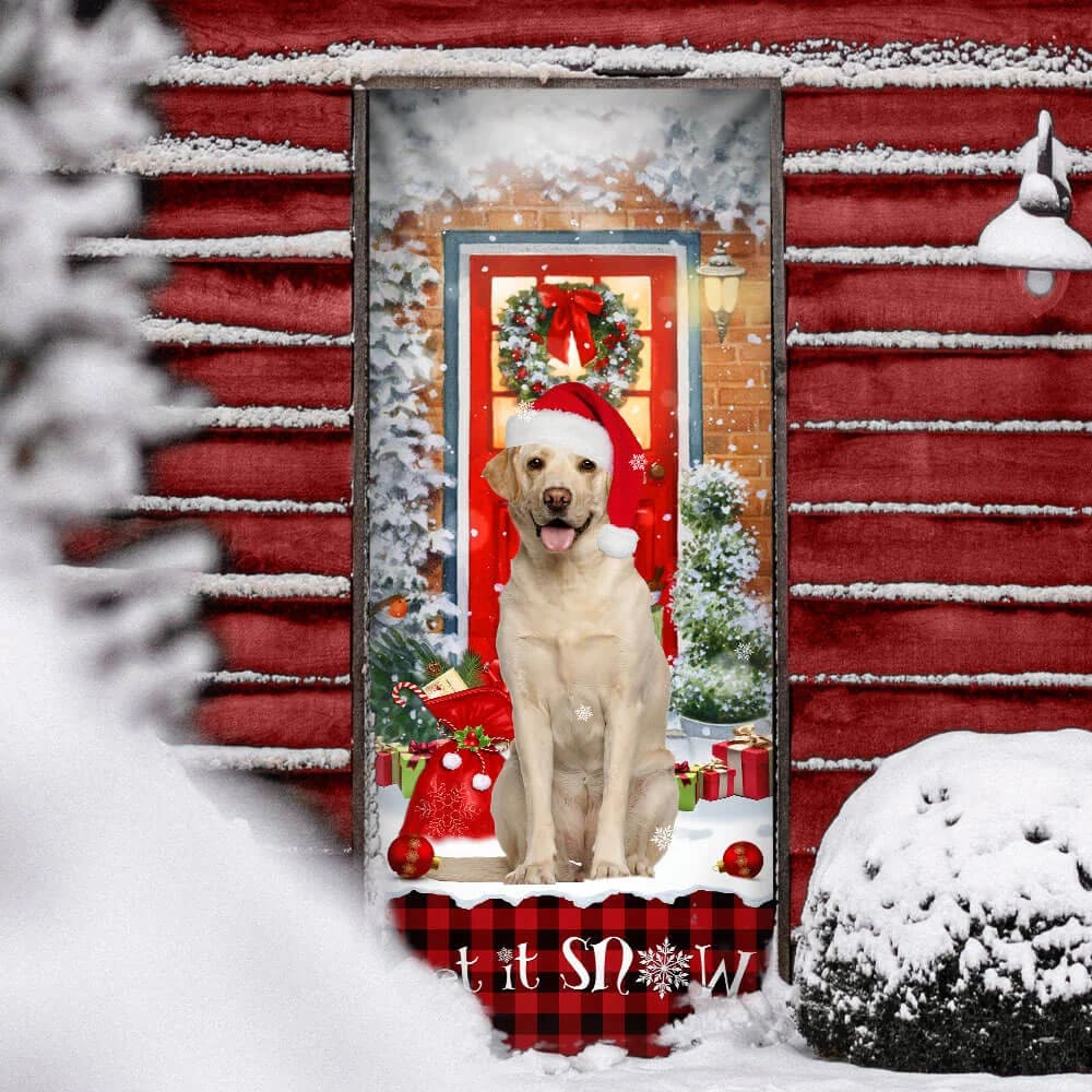 Labrador Retriever Let It Snow Christmas Door Cover Xmas Outdoor Decoration Gifts For Dog Lovers 5 Labrador Retriever Let It Snow Christmas Door Cover Xmas Outdoor Decoration Gifts For Dog Lovers 5