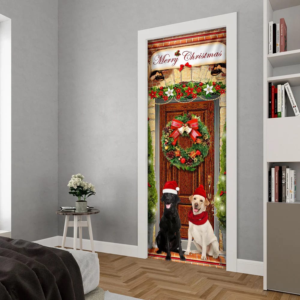 Labrador Retriever Christmas Door Cover Unique Gifts Doorcover 4 Labrador Retriever Christmas Door Cover Unique Gifts Doorcover 4