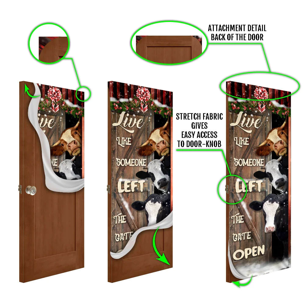 Live Like Someone Left The Gate Open Cattle Door Cover Unique Gifts Doorcover 6 Live Like Someone Left The Gate Open Cattle Door Cover Unique Gifts Doorcover 6