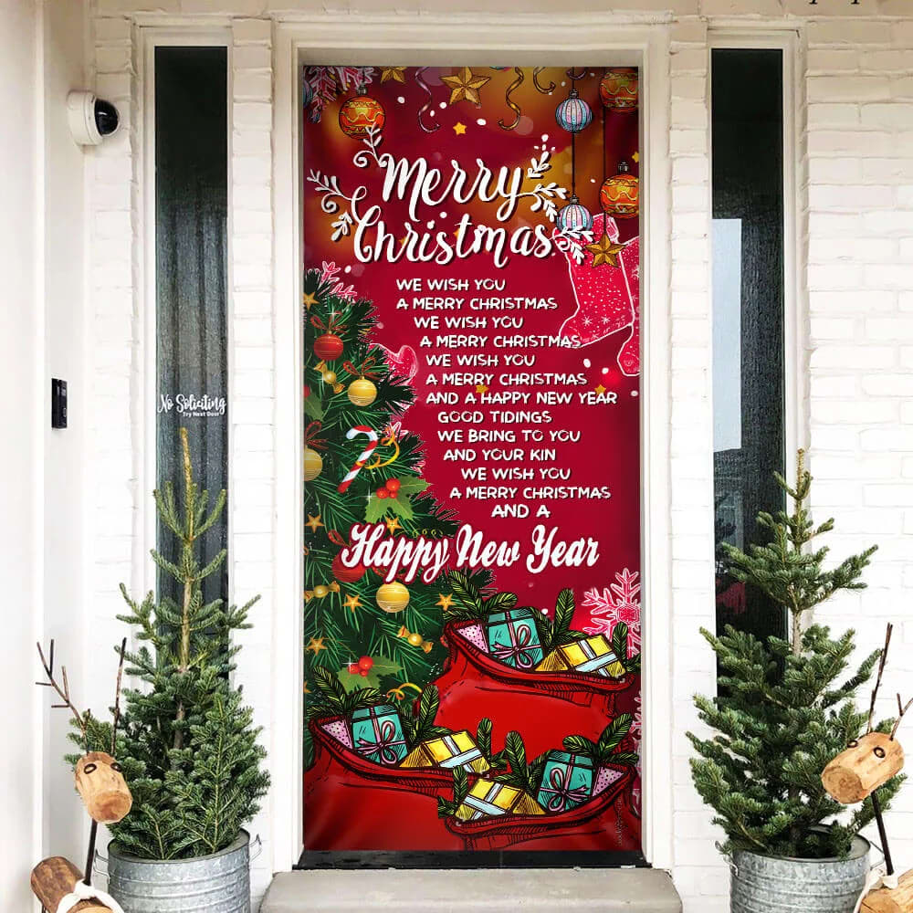 Merry Christmas And Happy New Year Door Cover Light Pray Door Cover Unique Gifts Doorcover 3 Merry Christmas And Happy New Year Door Cover Light Pray Door Cover Unique Gifts Doorcover 3