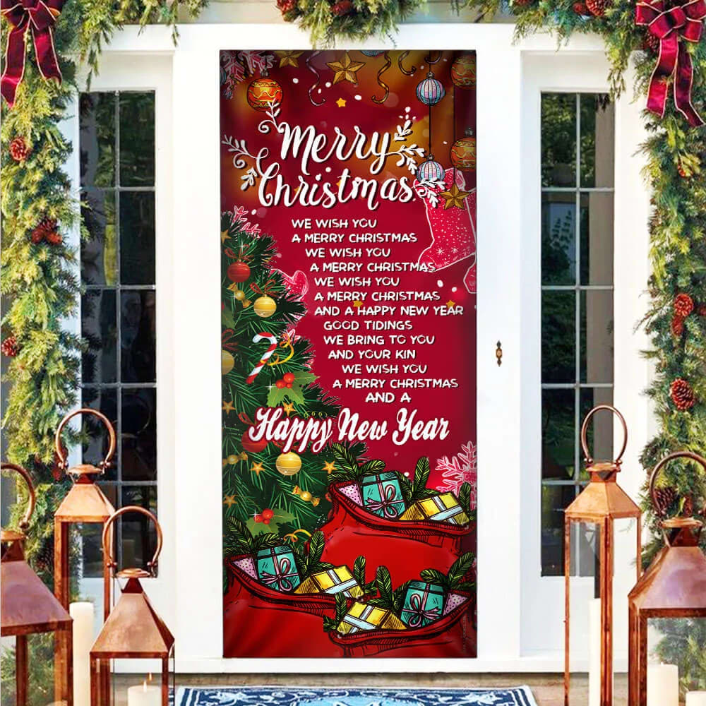 Merry Christmas And Happy New Year Door Cover Light Pray Door Cover Unique Gifts Doorcover 5 Merry Christmas And Happy New Year Door Cover Light Pray Door Cover Unique Gifts Doorcover 5