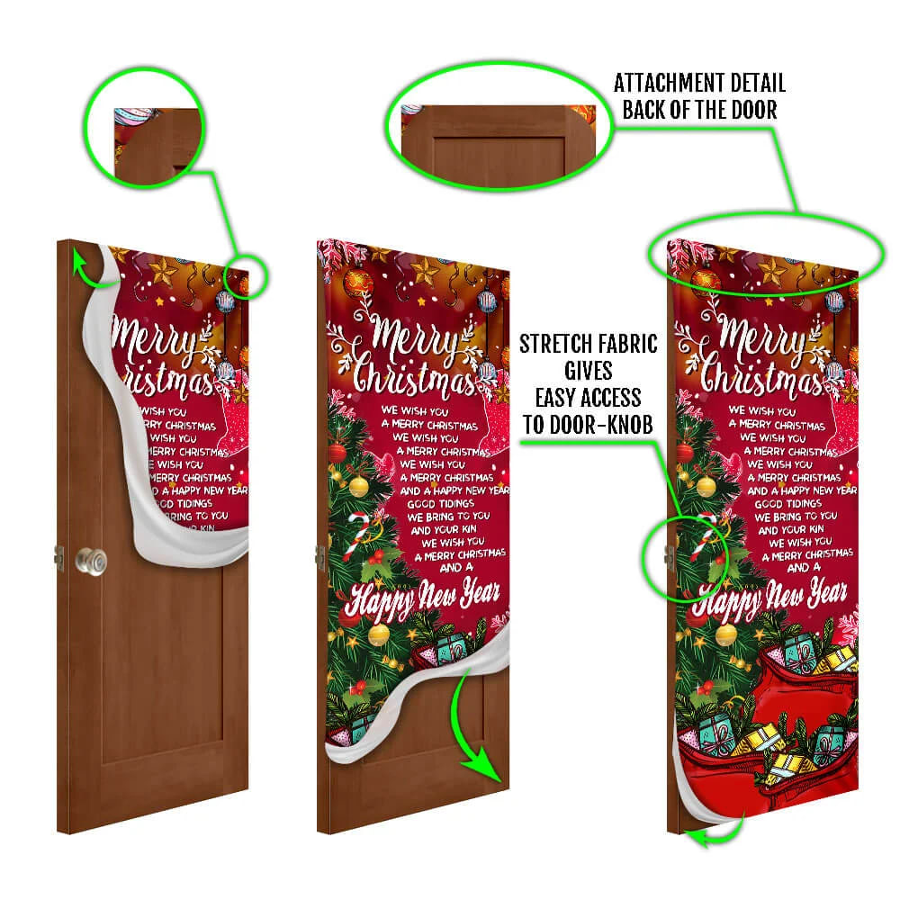 Merry Christmas And Happy New Year Door Cover Light Pray Door Cover Unique Gifts Doorcover 6 Merry Christmas And Happy New Year Door Cover Light Pray Door Cover Unique Gifts Doorcover 6