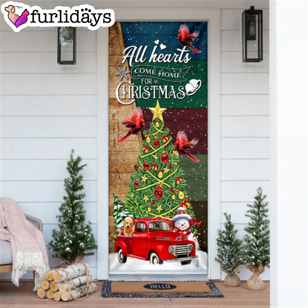 Red Truck Christmas Door Cover All Hearts Come Home For Christmas Door Cover Unique Gifts Doorcover 6 Red Truck Christmas Door Cover All Hearts Come Home For Christmas Door Cover Unique Gifts Doorcover 6