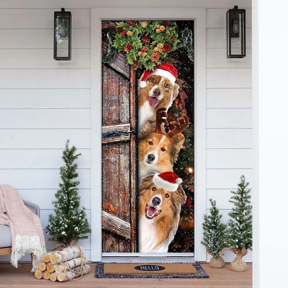 Rough Collie Door Cover Xmas Outdoor Decoration Gifts For Dog Lovers Housewarming Gifts 1 Rough Collie Door Cover Xmas Outdoor Decoration Gifts For Dog Lovers Housewarming Gifts 1