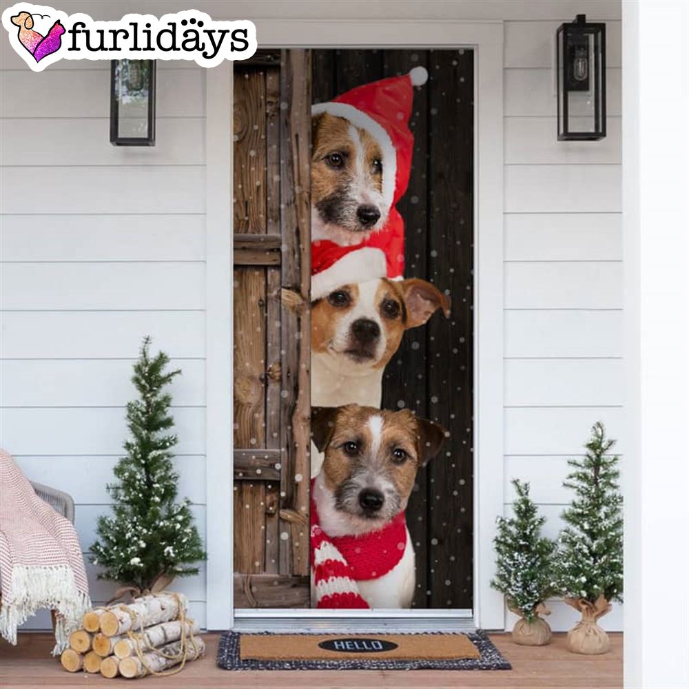 Russell Terrier Christmas Door Cover Xmas Gifts For Pet Lovers Christmas Gift For Friends Russell Terrier Christmas Door Cover Xmas Gifts For Pet Lovers Christmas Gift For Friends