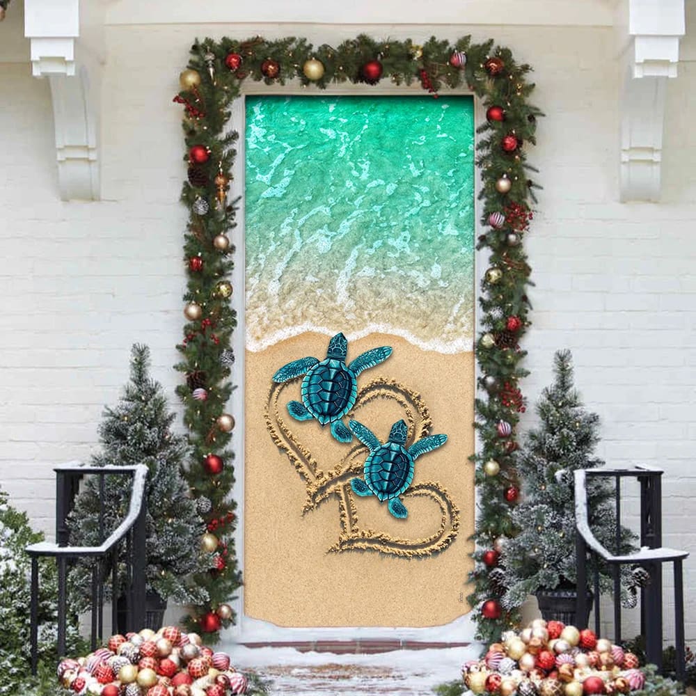 Sea Turtle Beach Door Cover Unique Gifts Doorcover Christmas Gift For Friends 4 Sea Turtle Beach Door Cover Unique Gifts Doorcover Christmas Gift For Friends 4
