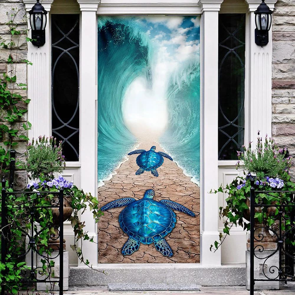 Sea Turtle Door Cover Unique Gifts Doorcover Christmas Gift For Friends 1 Sea Turtle Door Cover Unique Gifts Doorcover Christmas Gift For Friends 1