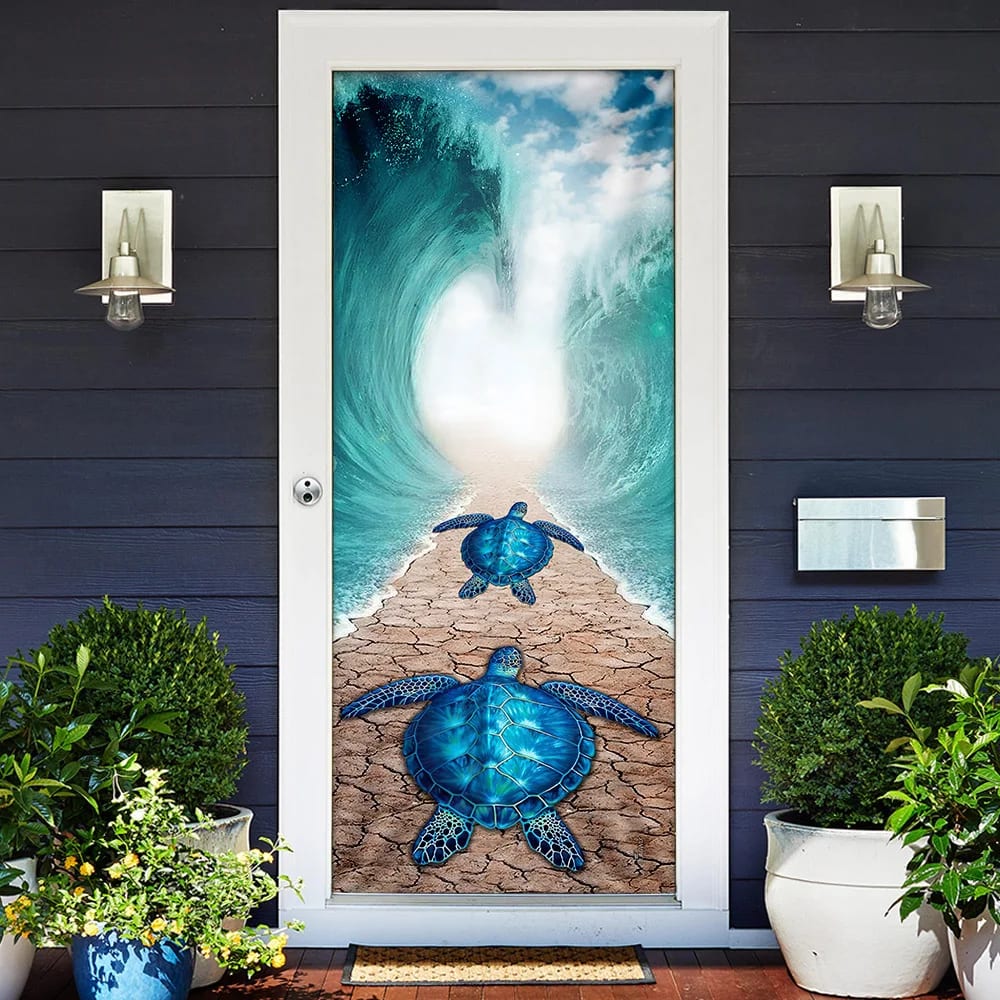 Sea Turtle Door Cover Unique Gifts Doorcover Christmas Gift For Friends 2 Sea Turtle Door Cover Unique Gifts Doorcover Christmas Gift For Friends 2