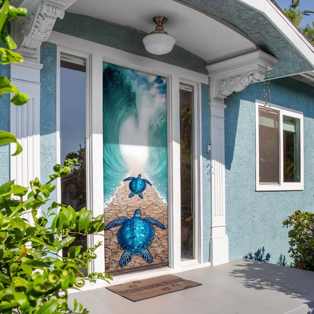 Sea Turtle Door Cover Unique Gifts Doorcover Christmas Gift For Friends 3 Sea Turtle Door Cover Unique Gifts Doorcover Christmas Gift For Friends 3
