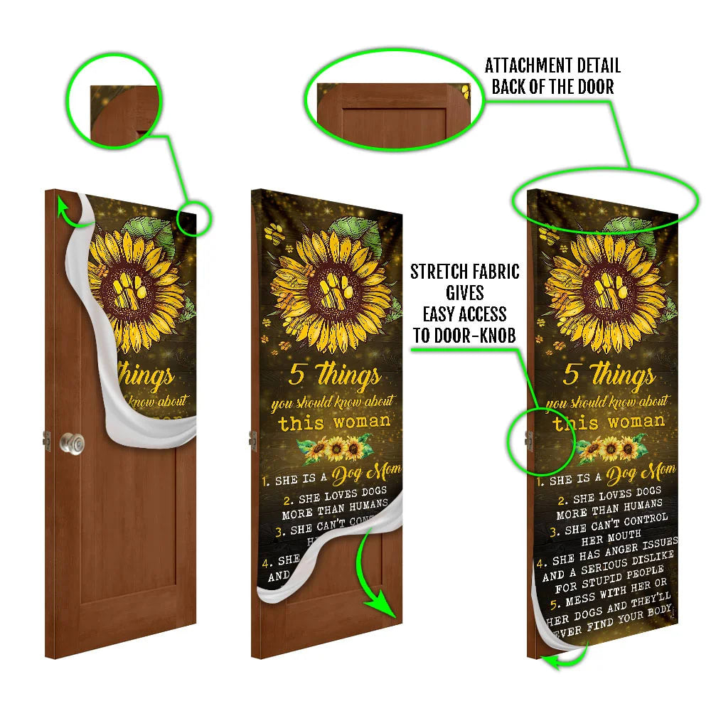 She Is A Dog Mom Door Cover Xmas Outdoor Decoration Gifts For Dog Lovers 5 She Is A Dog Mom Door Cover Xmas Outdoor Decoration Gifts For Dog Lovers 5