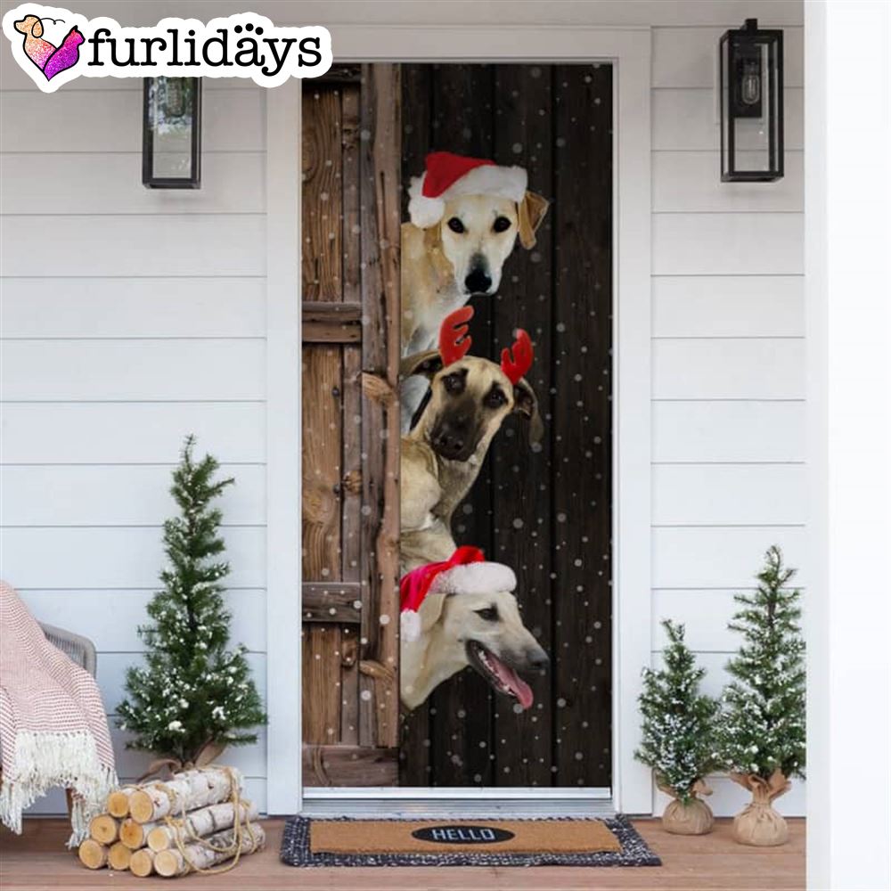 Sloughi Christmas Door Cover Xmas Gifts For Pet Lovers Christmas Gift For Friends Sloughi Christmas Door Cover Xmas Gifts For Pet Lovers Christmas Gift For Friends