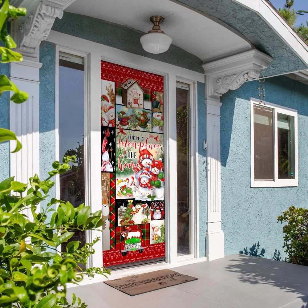 There s Snow Place Like Home Snowman Door Cover Unique Gifts Doorcover 5 There s Snow Place Like Home Snowman Door Cover Unique Gifts Doorcover 5