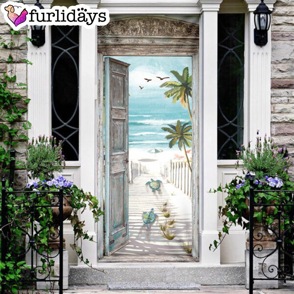 Turtle Beach Scene Door Cover Unique Gifts Doorcover Christmas Gift For Friends 6 Turtle Beach Scene Door Cover Unique Gifts Doorcover Christmas Gift For Friends 6