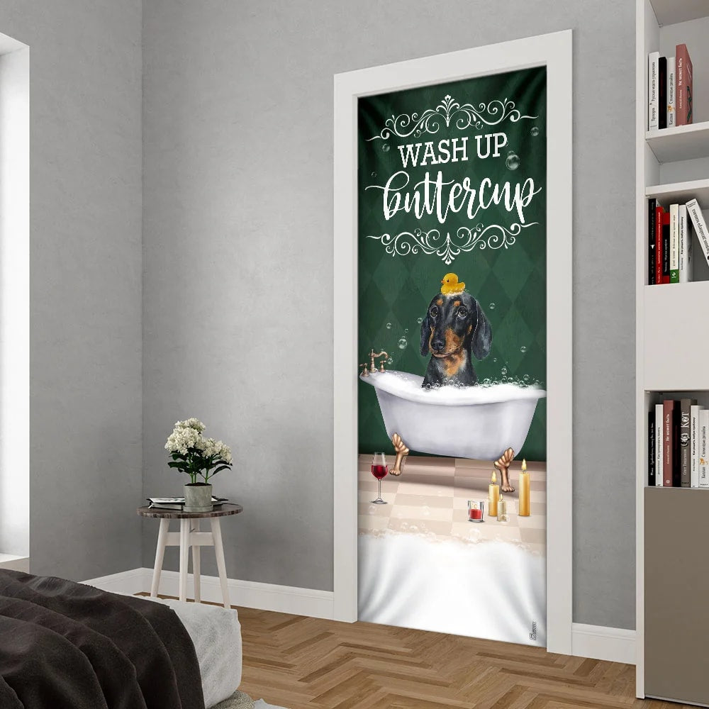 Wash Up Buttercup Dachshund Door Cover Xmas Outdoor Decoration Gifts For Dog Lovers 3 Wash Up Buttercup Dachshund Door Cover Xmas Outdoor Decoration Gifts For Dog Lovers 3