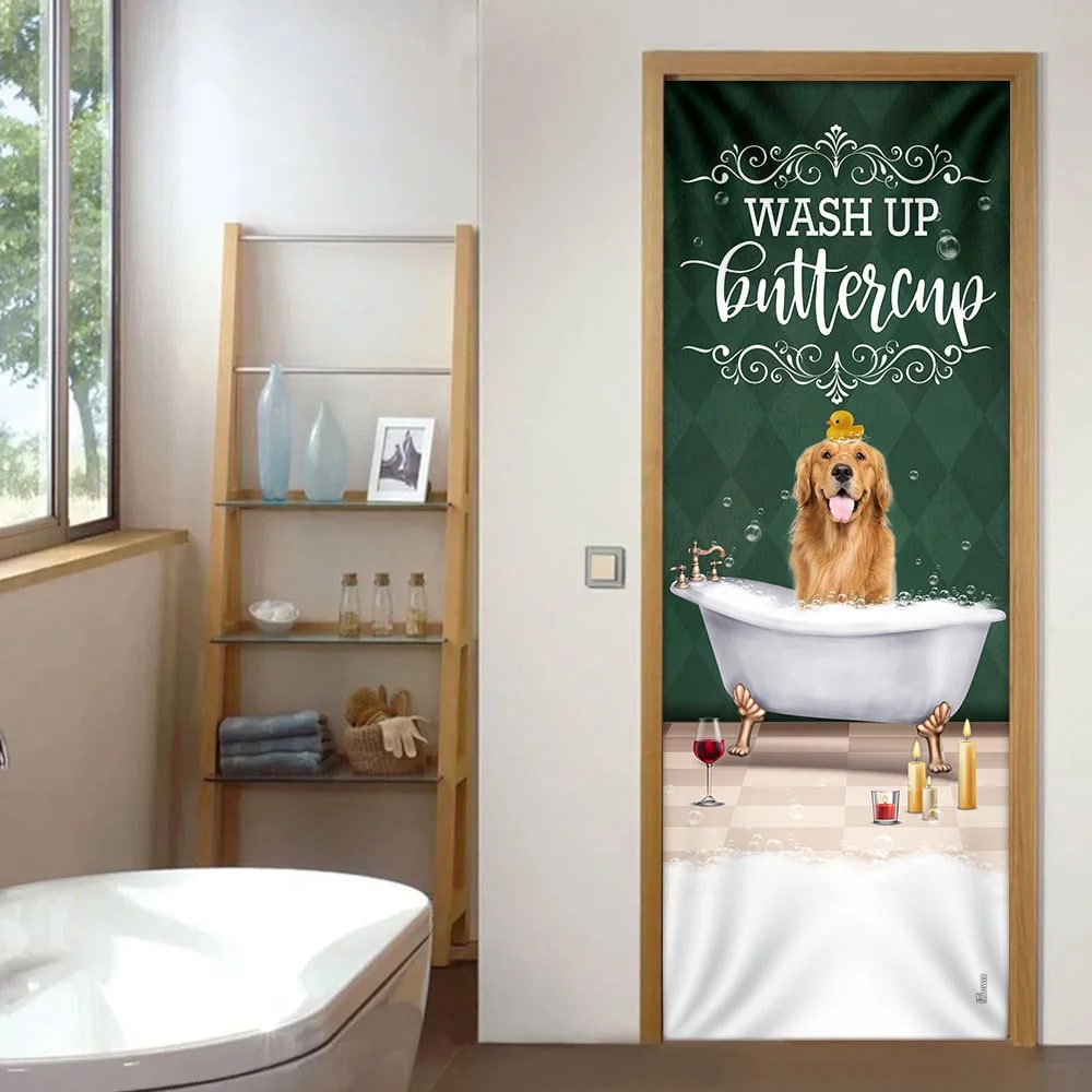 Wash Up Buttercup Golden Retriever Door Cover Xmas Outdoor Decoration Gifts For Dog Lovers 4 Wash Up Buttercup Golden Retriever Door Cover Xmas Outdoor Decoration Gifts For Dog Lovers 4