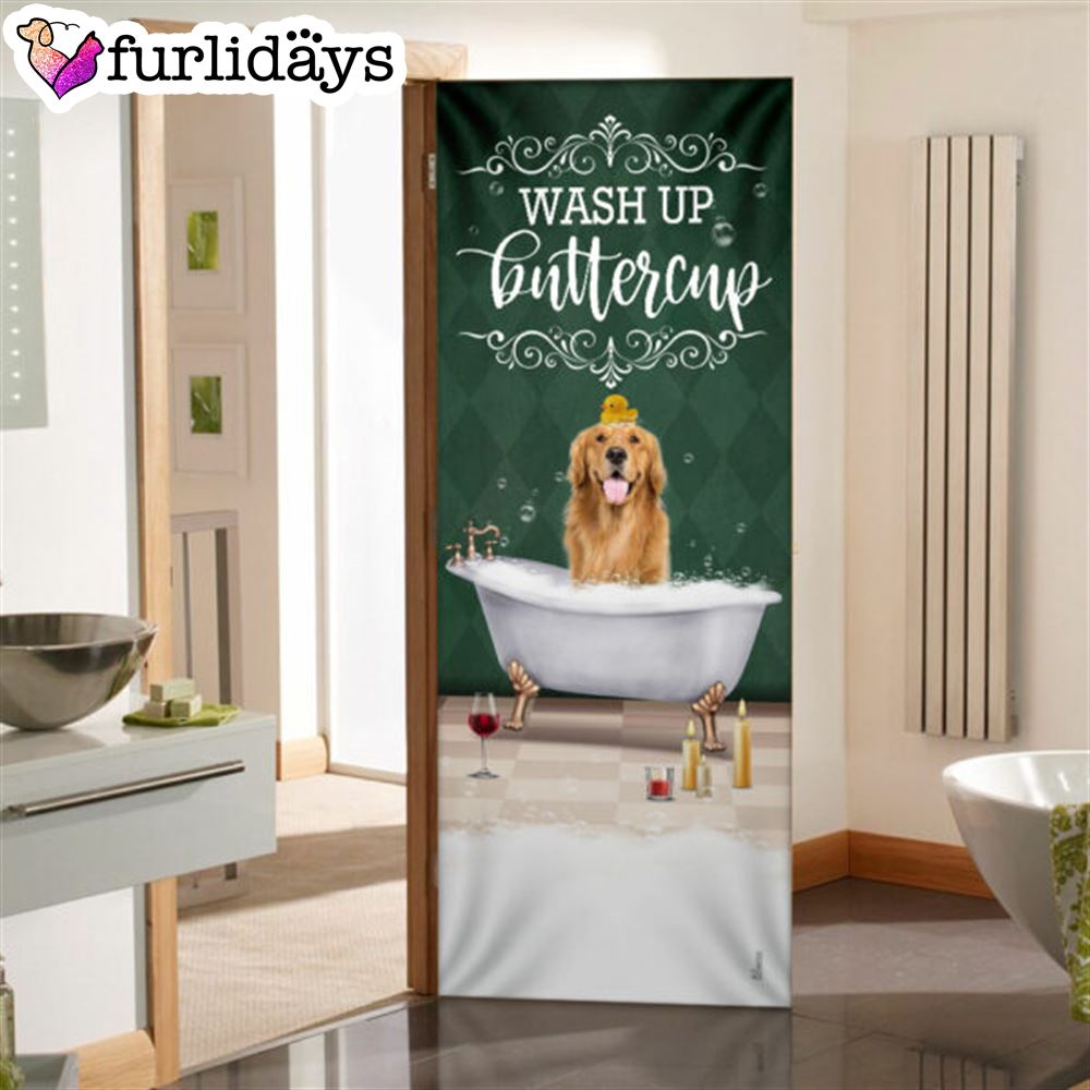 Wash Up Buttercup Golden Retriever Door Cover Xmas Outdoor Decoration Gifts For Dog Lovers 6 Wash Up Buttercup Golden Retriever Door Cover Xmas Outdoor Decoration Gifts For Dog Lovers 6
