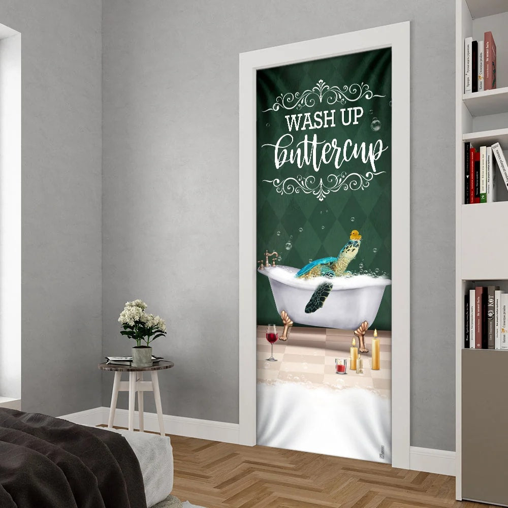 Wash Up Buttercup Turtle Door Cover Unique Gifts Doorcover Holiday Decor 3 Wash Up Buttercup Turtle Door Cover Unique Gifts Doorcover Holiday Decor 3