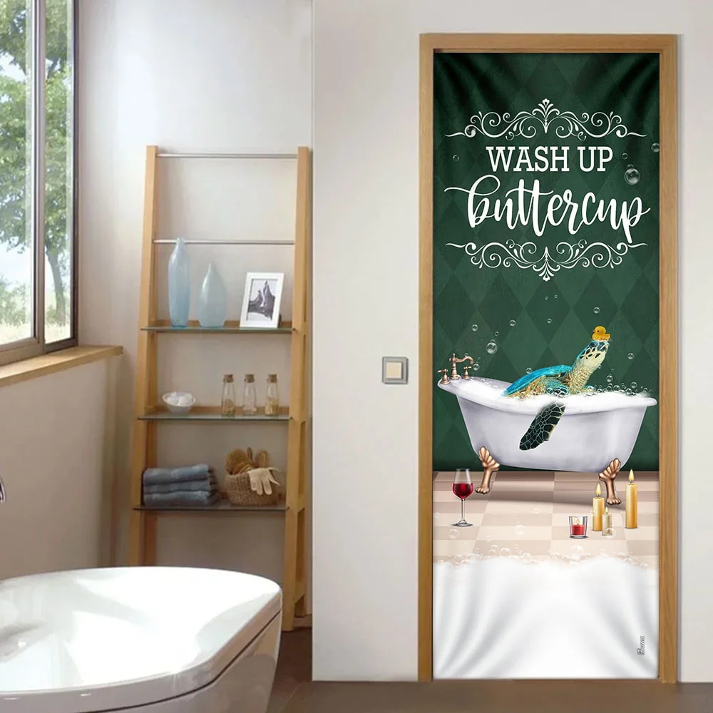 Wash Up Buttercup Turtle Door Cover Unique Gifts Doorcover Holiday Decor 4 Wash Up Buttercup Turtle Door Cover Unique Gifts Doorcover Holiday Decor 4