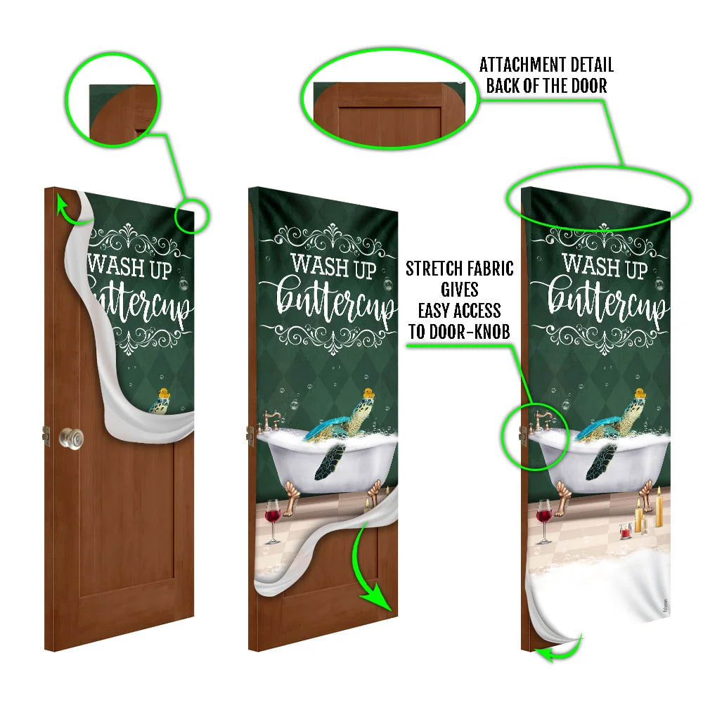 Wash Up Buttercup Turtle Door Cover Unique Gifts Doorcover Holiday Decor 5 Wash Up Buttercup Turtle Door Cover Unique Gifts Doorcover Holiday Decor 5