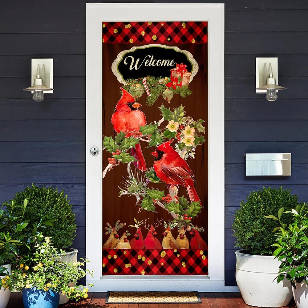 Welcome Home Cardinal Christmas Door Cover Cardinal Christmas Decor Christmas Door Cover Decorations 2 Welcome Home Cardinal Christmas Door Cover Cardinal Christmas Decor Christmas Door Cover Decorations 2
