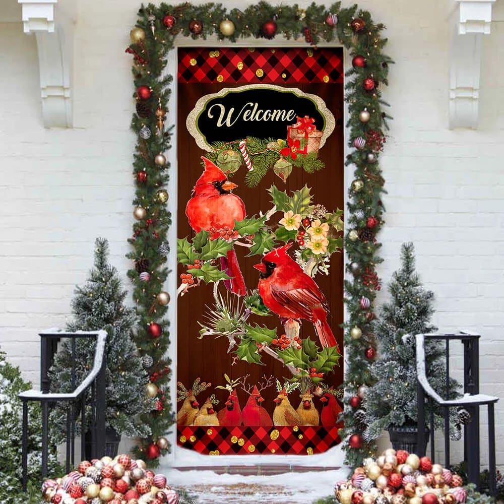 Welcome Home Cardinal Christmas Door Cover Cardinal Christmas Decor Christmas Door Cover Decorations 3 Welcome Home Cardinal Christmas Door Cover Cardinal Christmas Decor Christmas Door Cover Decorations 3