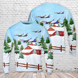 Avelo Airlines Boeing 737-86N Christmas Sweater…