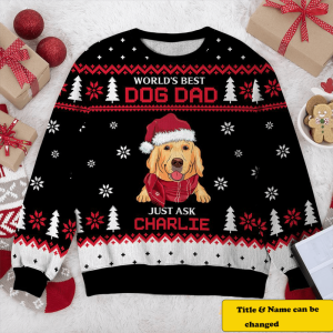 Worlds Best Dog Dad Personalized Custom…