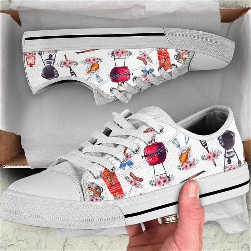 Barbeque Flower Watercolor Low Top Shoes Low Top Shoes Mens Women 1 s0o9qb.jpg Barbeque Flower Watercolor Low Top Shoes Low Top Shoes Mens Women 1 s0o9qb.jpg