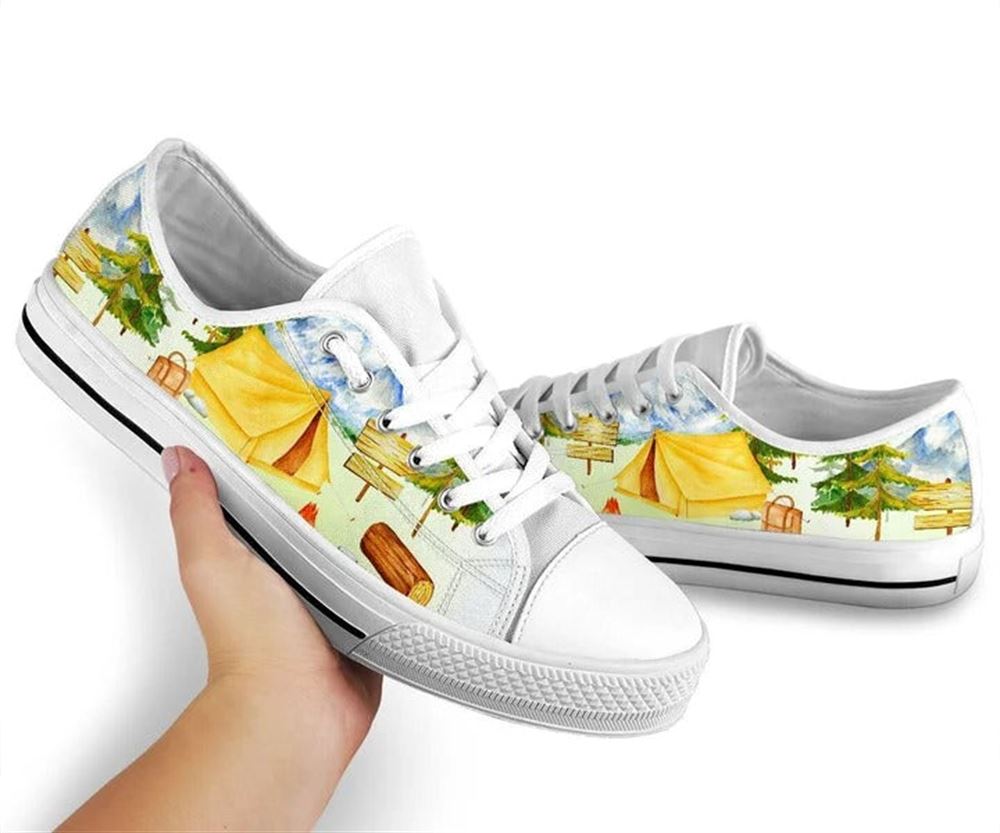 Camping Landscape Watercolor Low Top Shoes Low Top Shoes Mens Women 2 cvge4q.jpg Camping Landscape Watercolor Low Top Shoes Low Top Shoes Mens Women 2 cvge4q.jpg