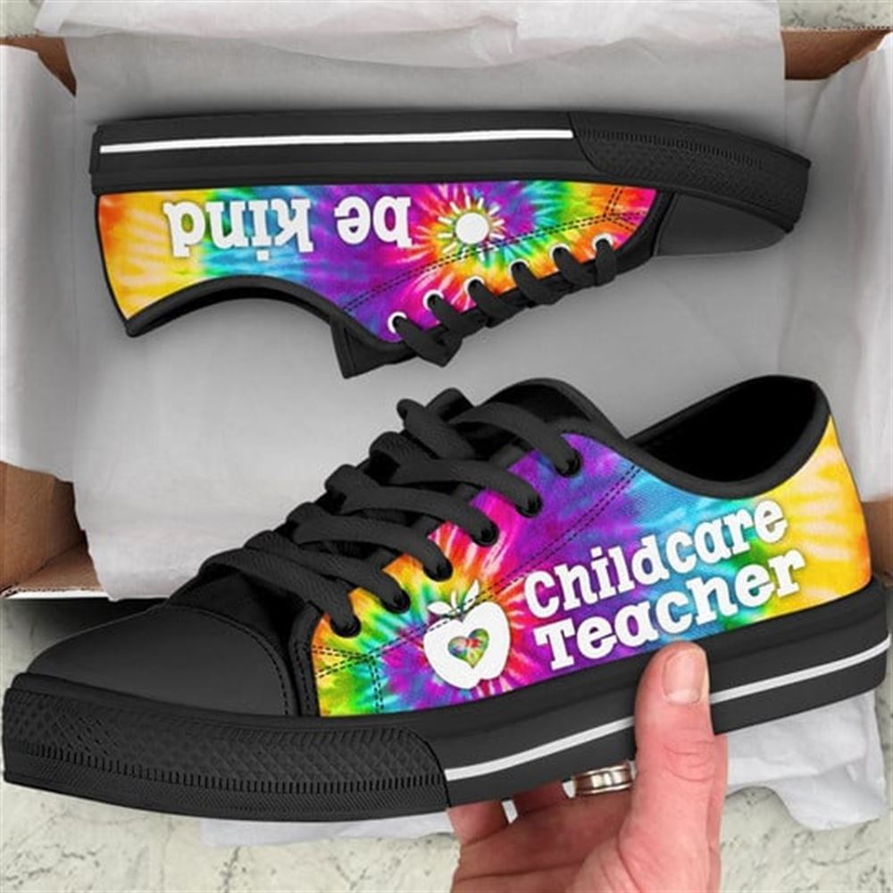 Childcare Teacher Bekind Tie Dye Canvas Low Top Shoes Low Top Shoes Mens Women 1 zuiaxu.jpg Childcare Teacher Bekind Tie Dye Canvas Low Top Shoes Low Top Shoes Mens Women 1 zuiaxu.jpg