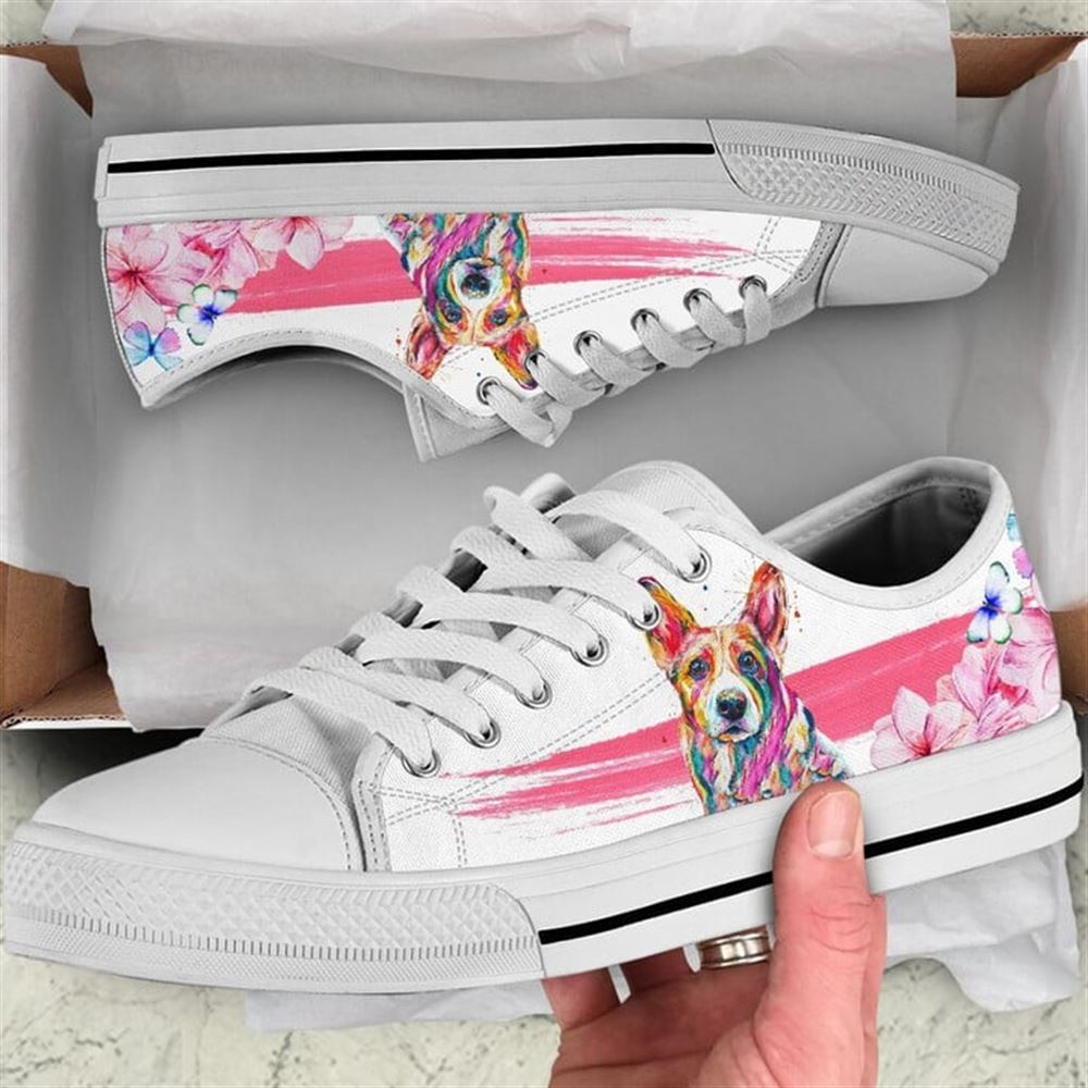 Corgi Flower Watercolor Low Top Shoes Low Top Shoes Mens Women 1 gyalia.jpg Corgi Flower Watercolor Low Top Shoes Low Top Shoes Mens Women 1 gyalia.jpg