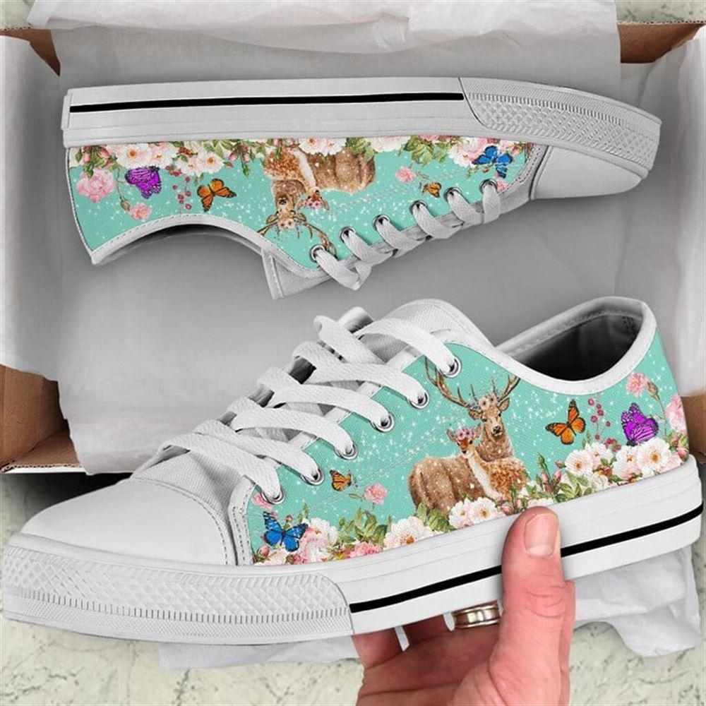 Cute Couple Deer Love Flower Watercolor Low Top Shoes Low Top Shoes Mens Women 1 k5swjq.jpg Cute Couple Deer Love Flower Watercolor Low Top Shoes Low Top Shoes Mens Women 1 k5swjq.jpg